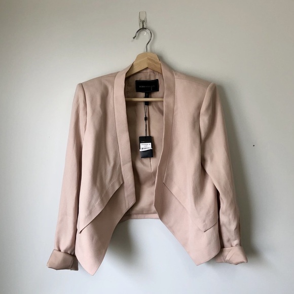 BCBG Lloyd Asymmetrical Open Front Blazer NWT Sz S - Picture 8 of 10